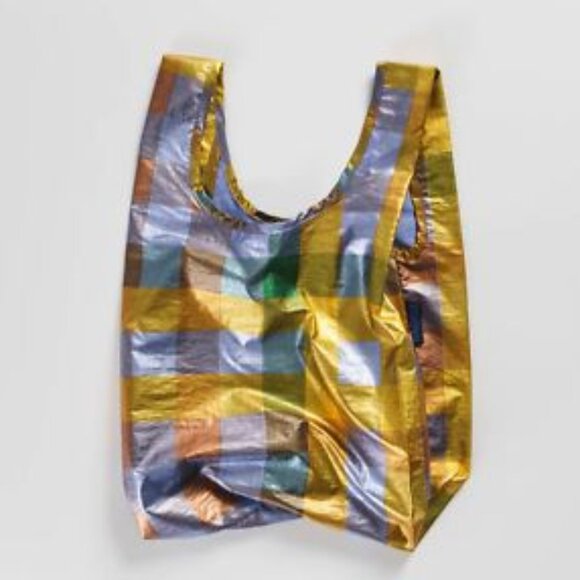 NWT Baby Baggu - Madras Metallic - Picture 2 of 3